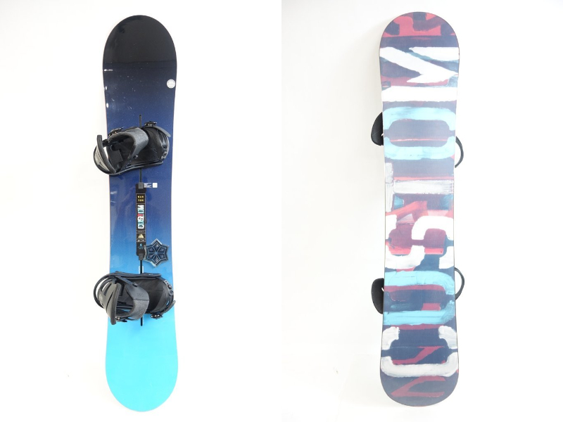 Burton custom mission ケース付き スノーボード セット - スノーボード